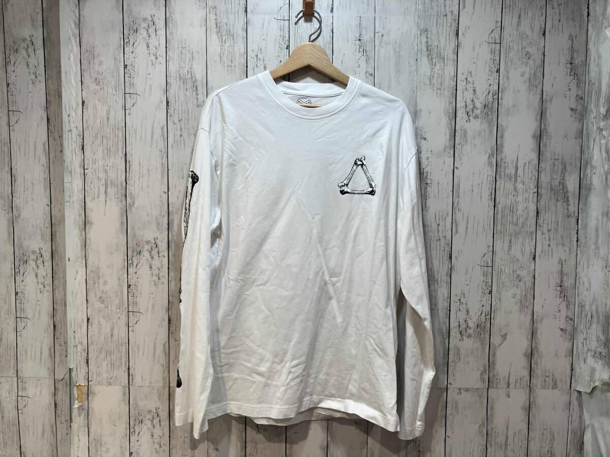 PALACE TRI-BONE LONG SLEEVE パレス トライボーン Tシャツ ホワイト 