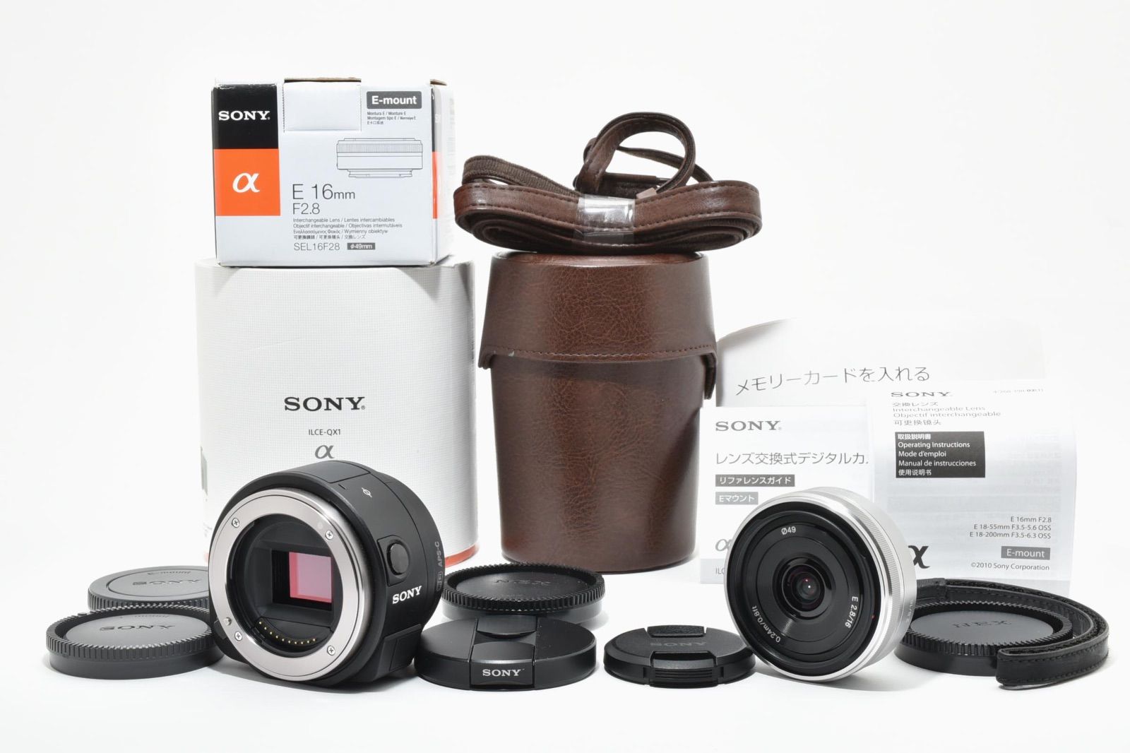 ☆極上美品☆ SONY ソニー ILCE-QX1 ＆ SONY E 16mm F2.8 SEL16F28