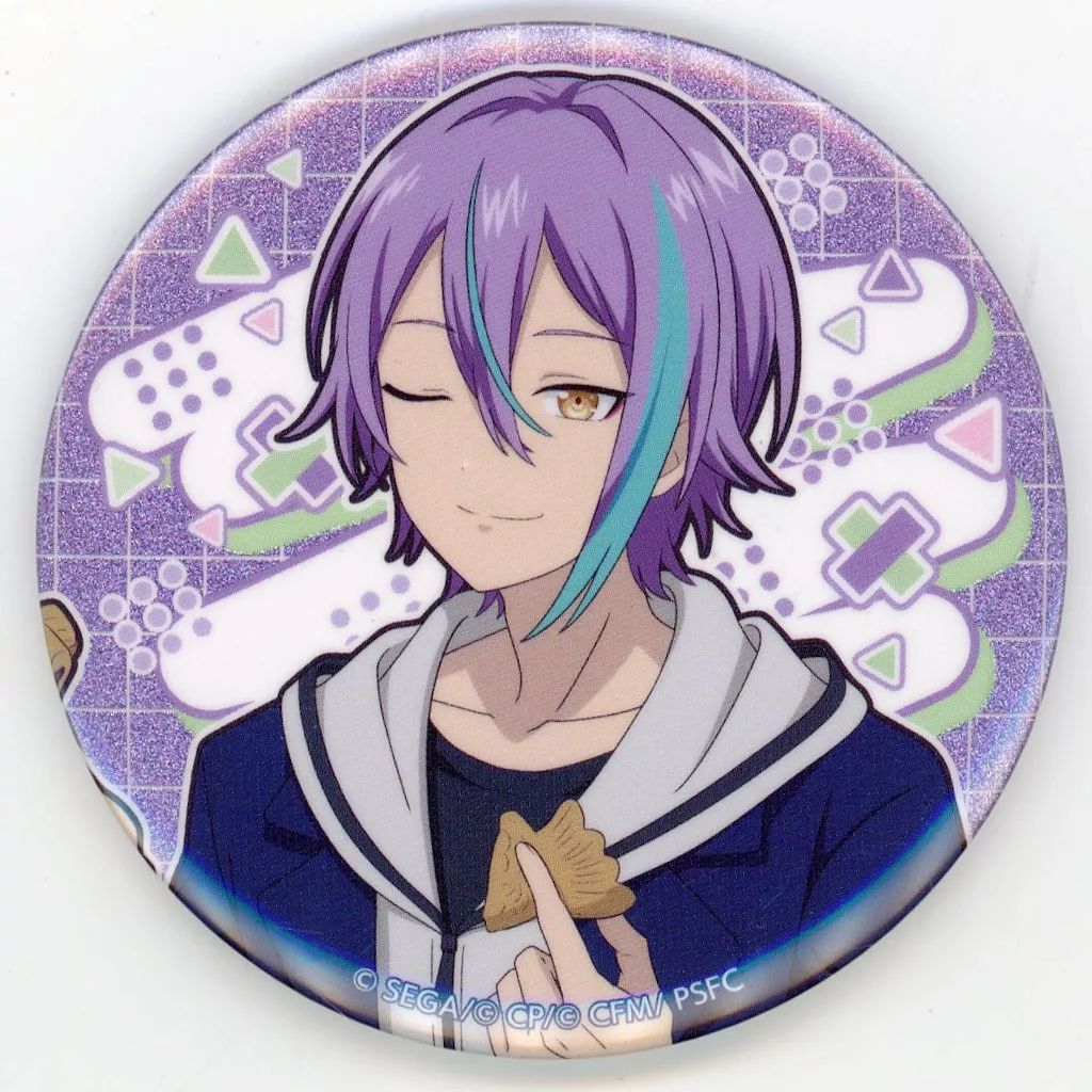 中古】バッジ・ピンズ 神代類 グリッター缶バッジ 「はっぴーこれく