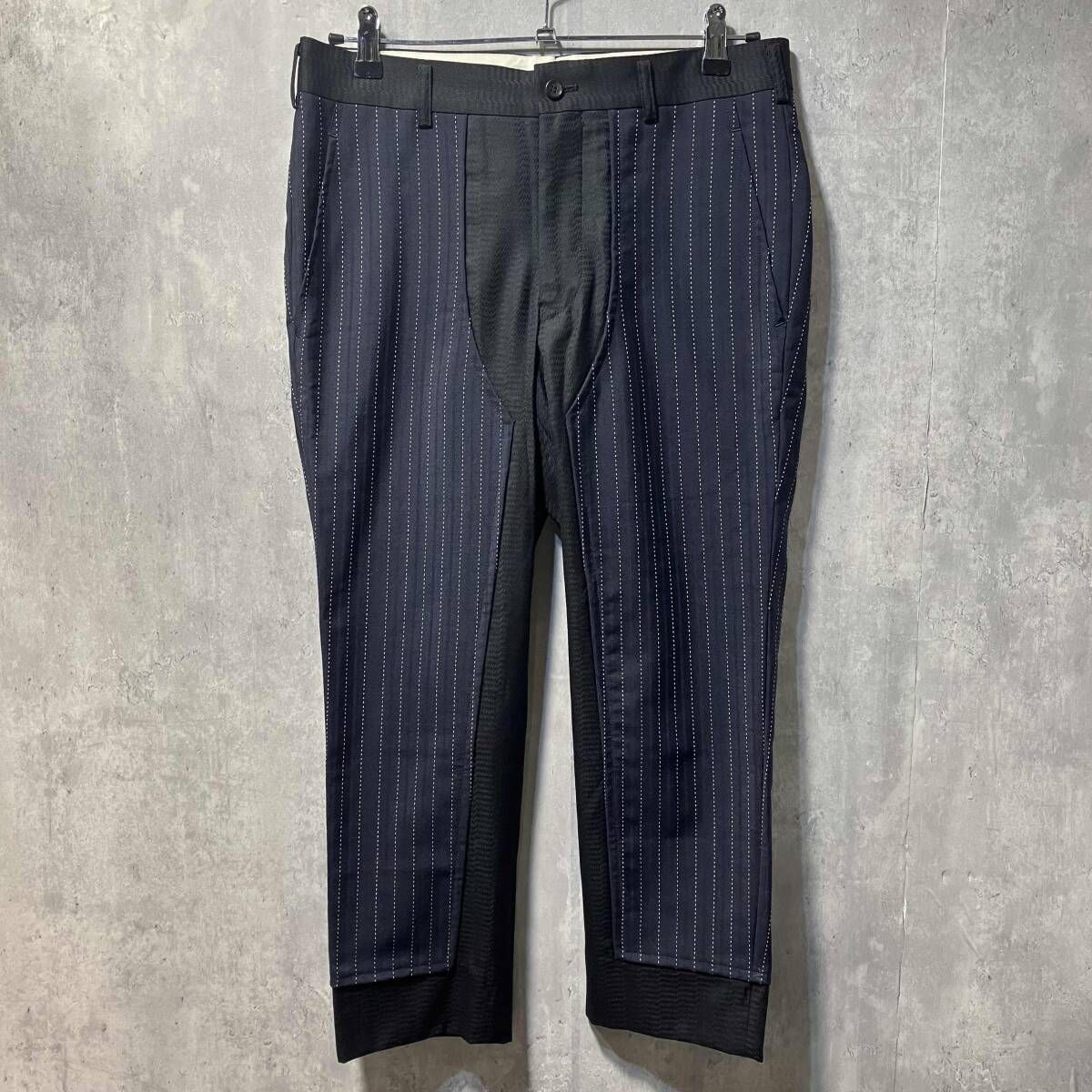 17ss COMME des GARCONS HOMME PLUS ロングパンツ ドッキング