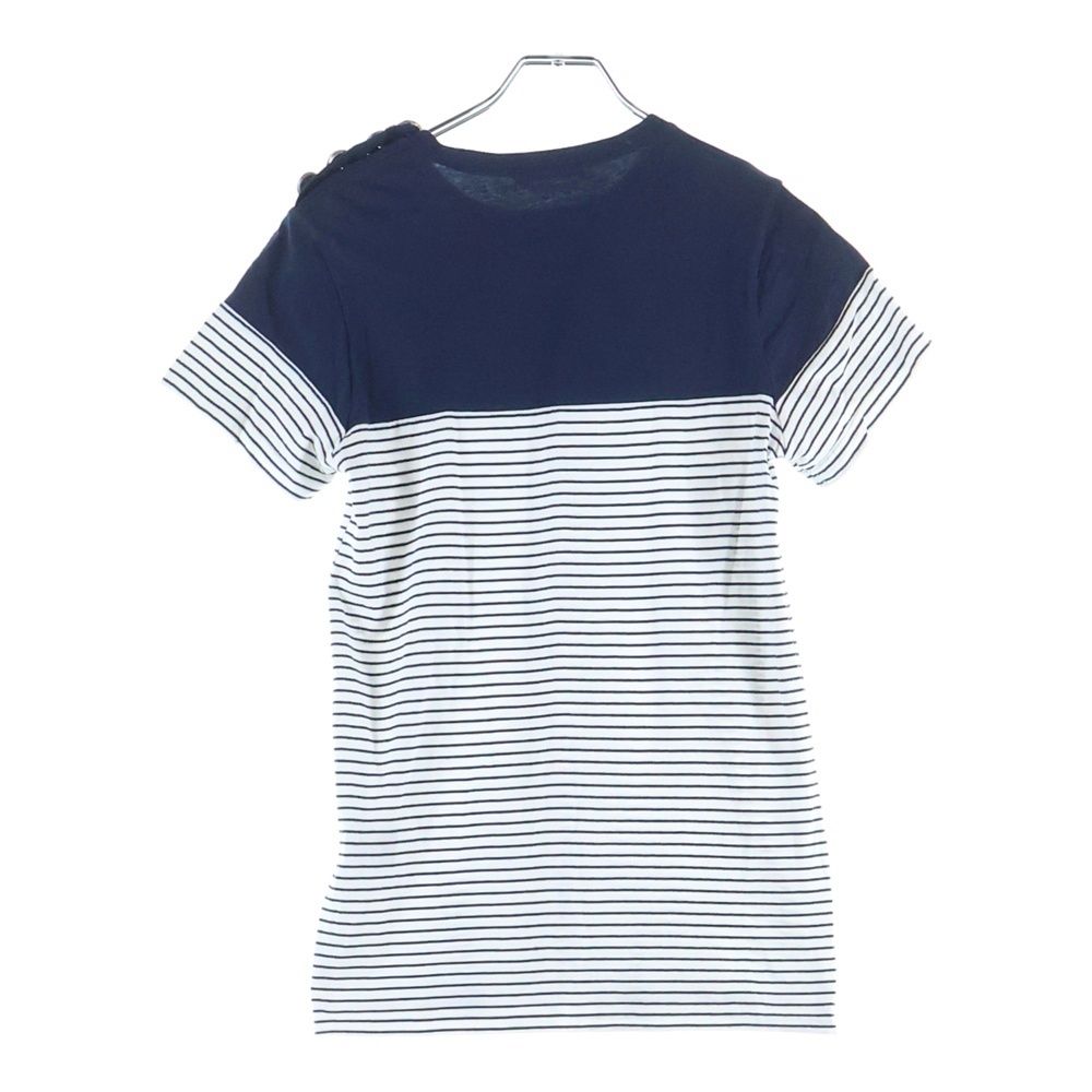 BALMAIN (バルマン) ボーダー半袖Tシャツ - メルカリ