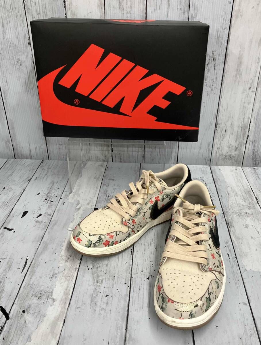 NIKE ナイキ/AIRJORDAN 1 RETRO LOW OG/26cm/八村塁コラボ/桜、鶴 送料無料NIKE AIR JORDAN 1 RETRO HIGH OG ROYAL
