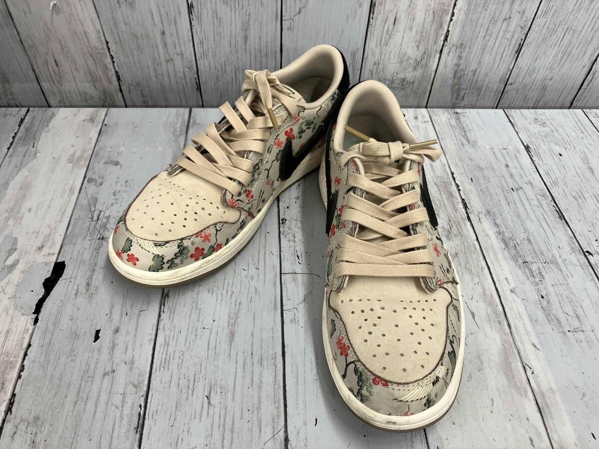 NIKE ナイキ/AIRJORDAN 1 RETRO LOW OG/26cm/八村塁コラボ/桜、鶴 送料無料NIKE AIR JORDAN 1 RETRO HIGH OG ROYAL