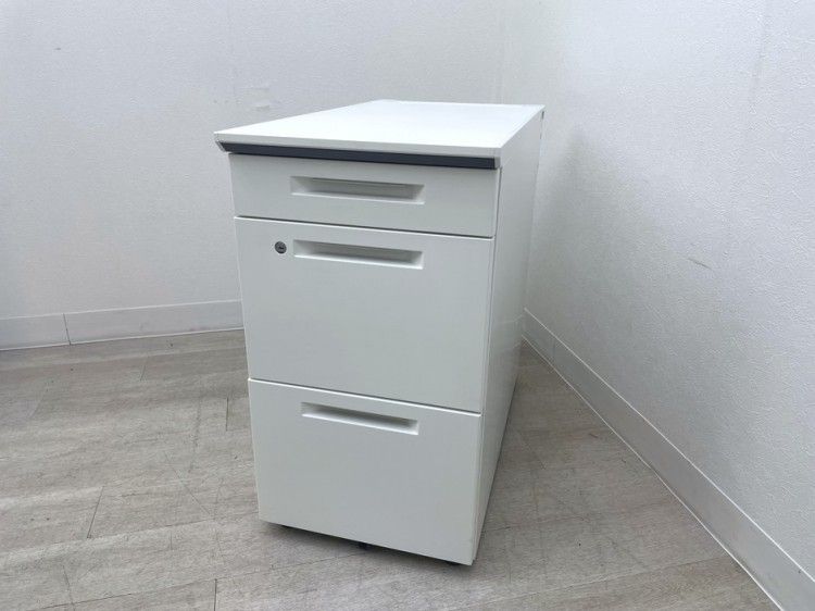 【中古品】コクヨ isシリーズ 脇机 SD-ISN475ECAS ホワイト