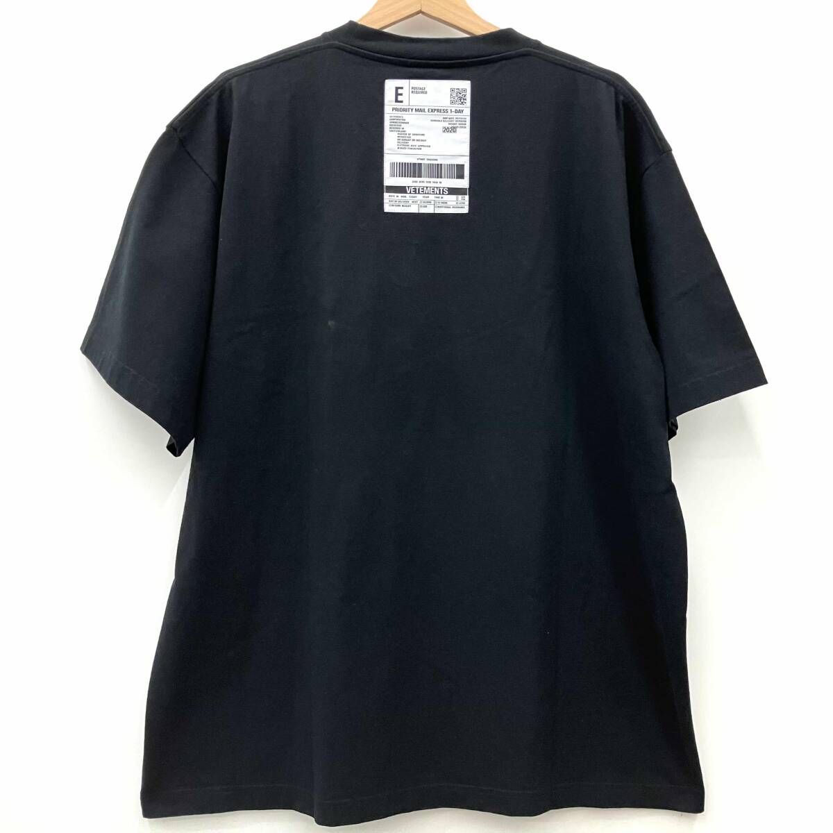 VETEMENTS ヴェトモン 半袖Tシャツ ブラック サイズXL - メルカリ