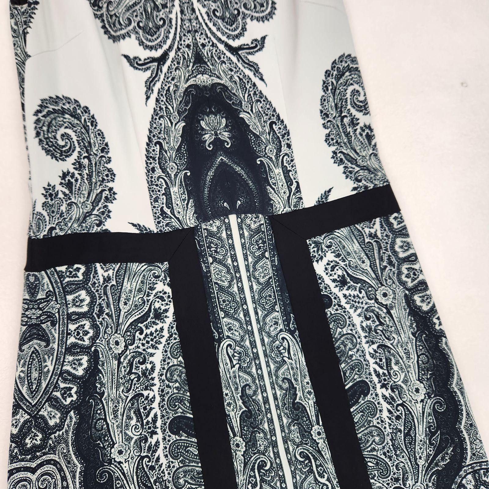 美品 ETRO ワンピース エトロ ドレス ペイズリー シルク ロング丈