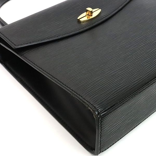 広尾店ルイヴィトン Louis Vuitton マルゼルブ ハンドバッグ エピ 黒