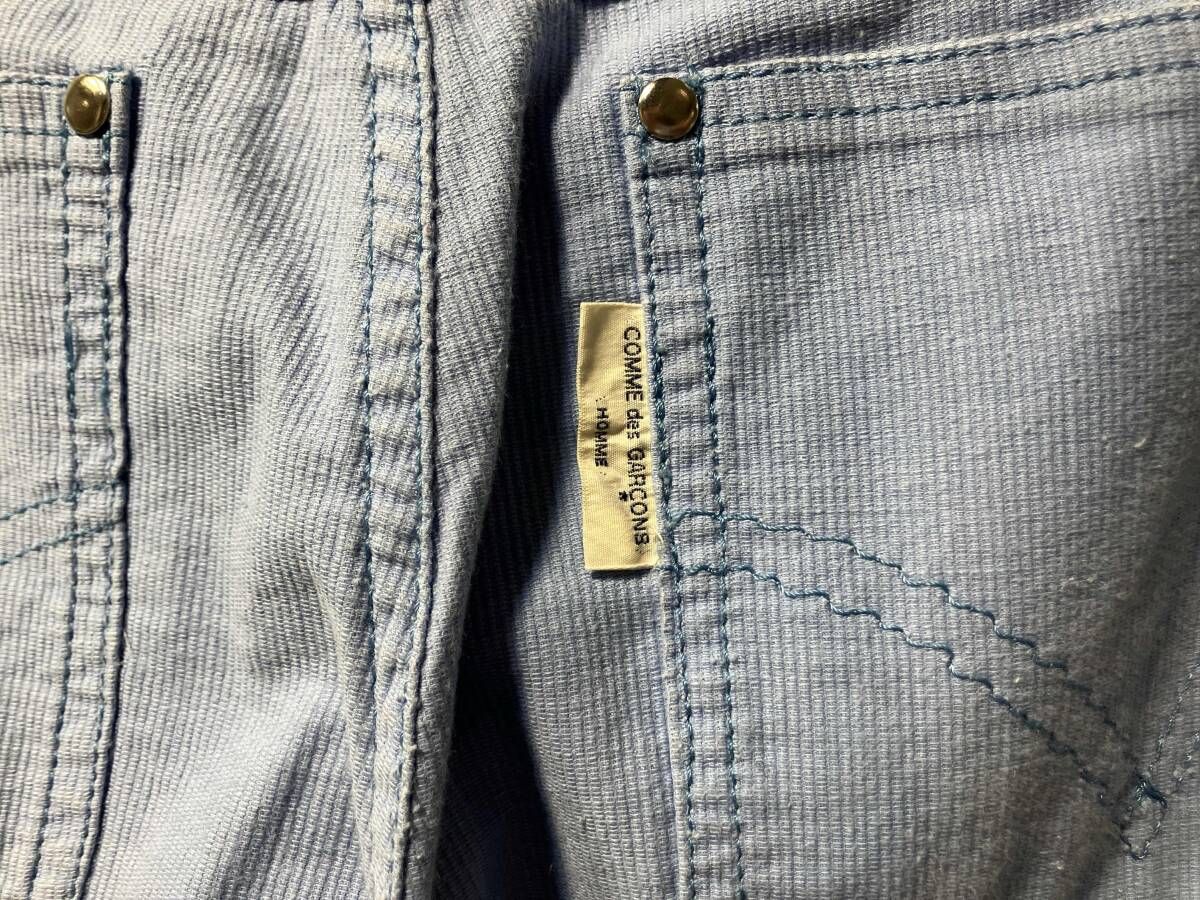 80s COMME des GARCONS HOMME archive corduroy pants コーデュロイ5P