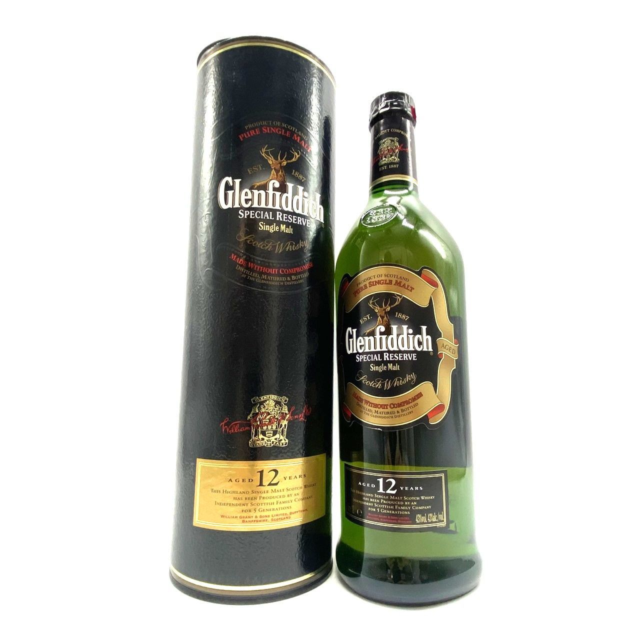 グレンフィディック 12年 1000ml 箱付 古酒 - メルカリ