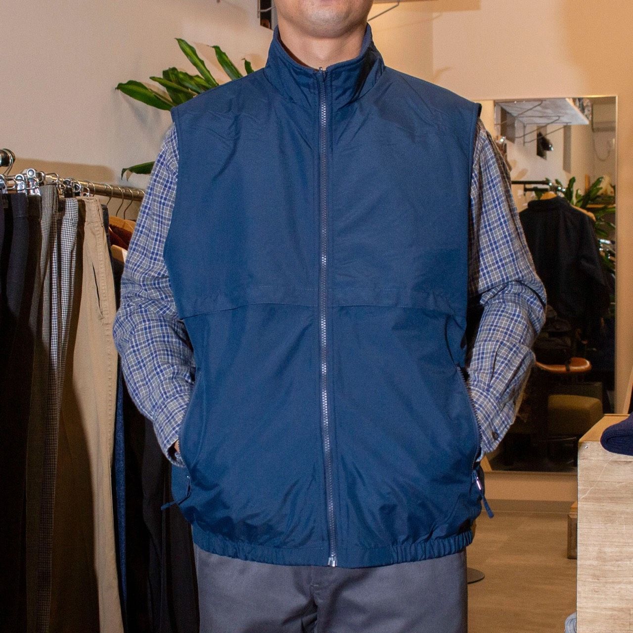 Port Authority Reversible Charger Vest / True Navy ポート