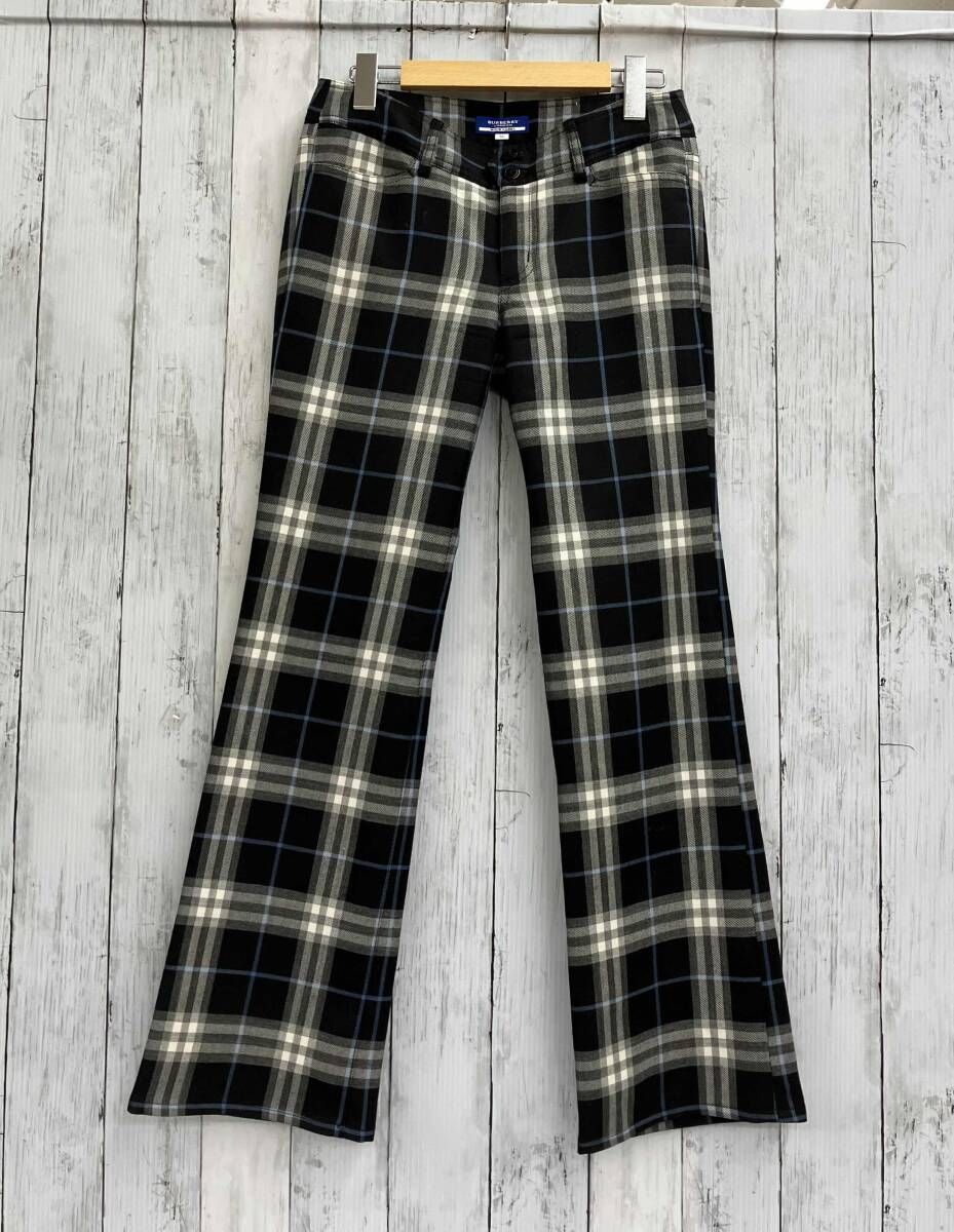 BURBERRY London BLUE LABEL／チェック柄パンツ/サイズ36/FQF89-581-10