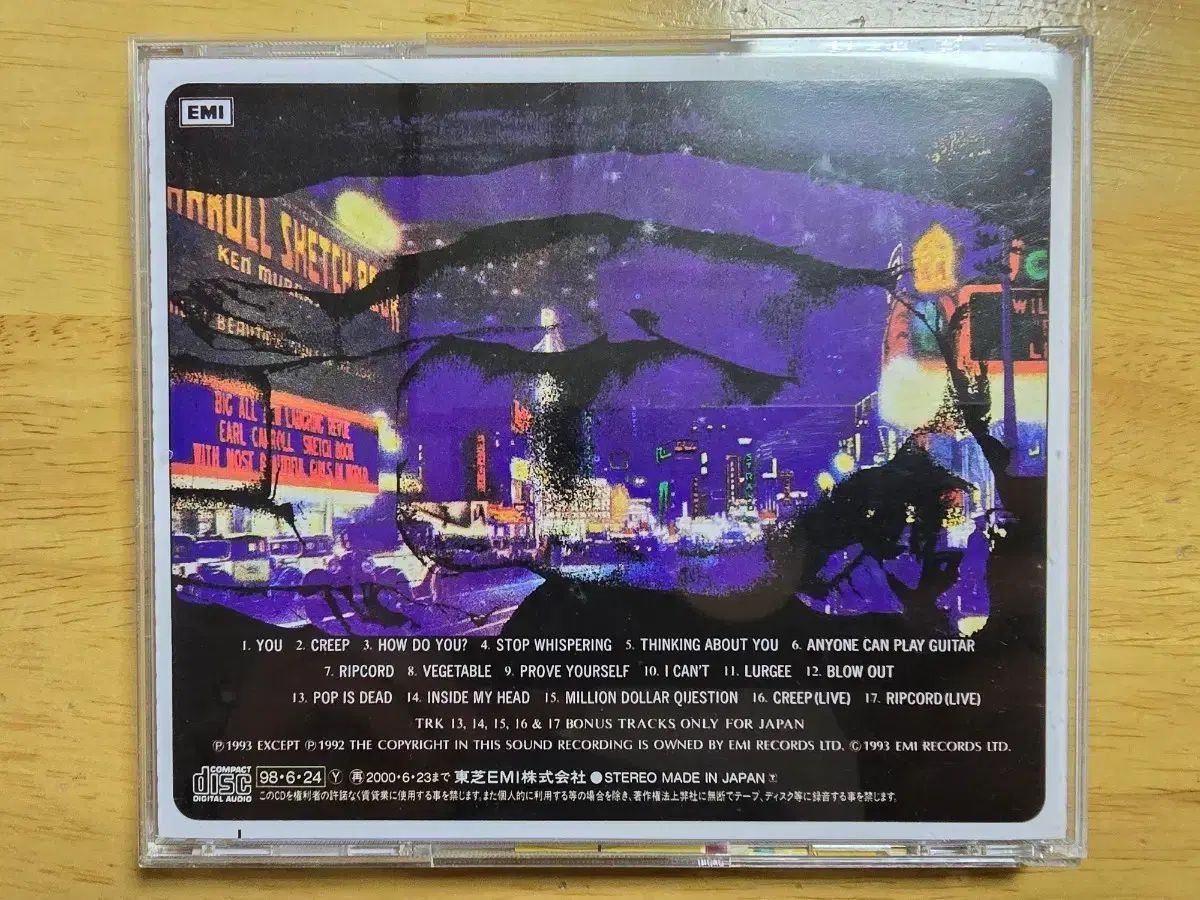 CD RADIOHEAD レディオヘッド- Pablo Honey 日本版 - メルカリ