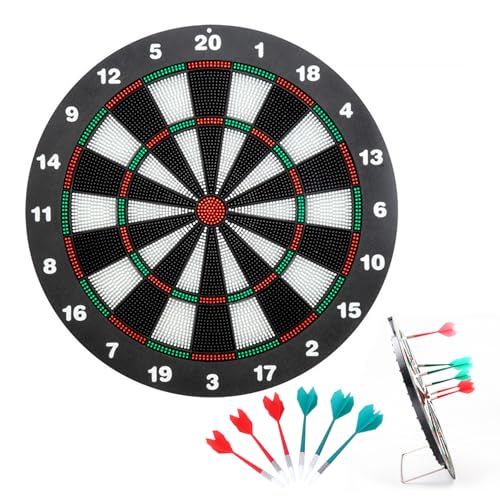 STEEL-LANDソフトダーツボードセット 壁掛け式 Dartboard+6本ダーツ