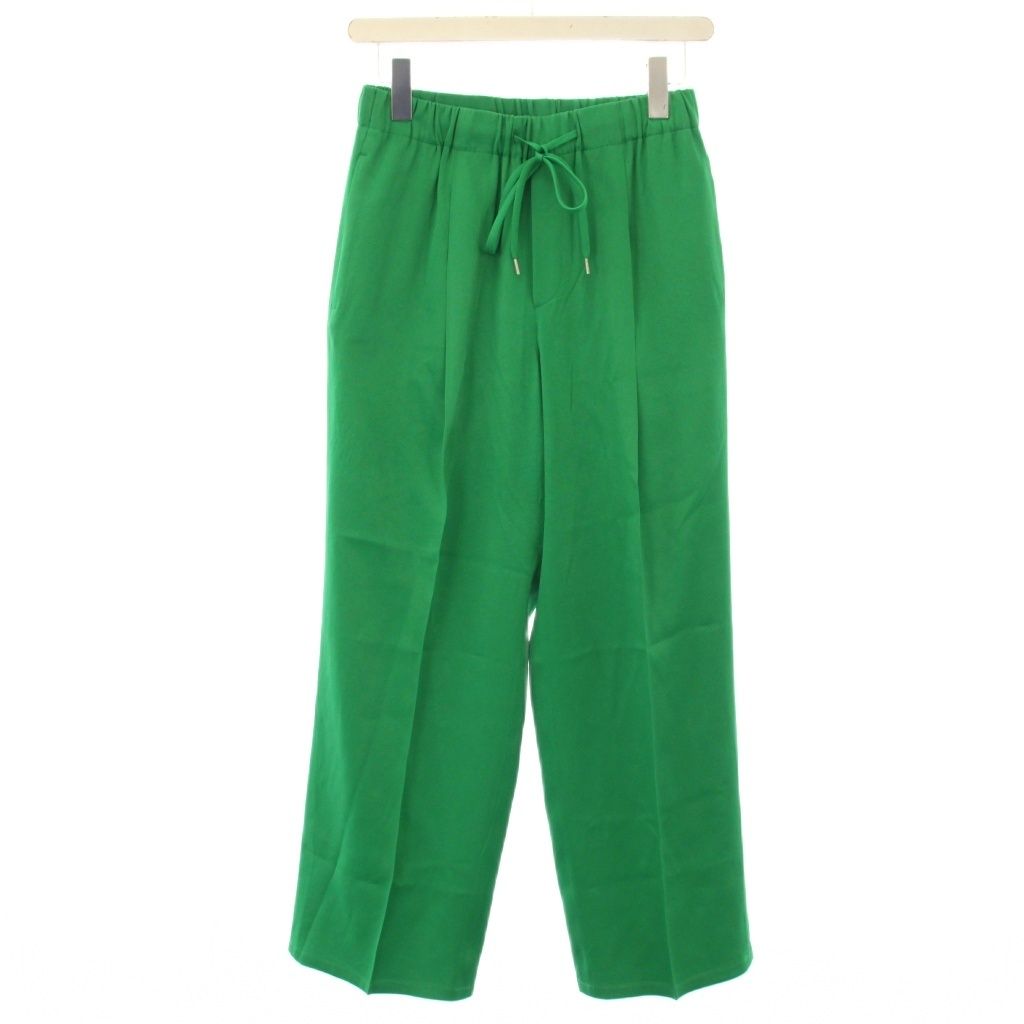 スピック&スパン Spick&Span 24SS サテンイージーパンツ ワイドパンツ