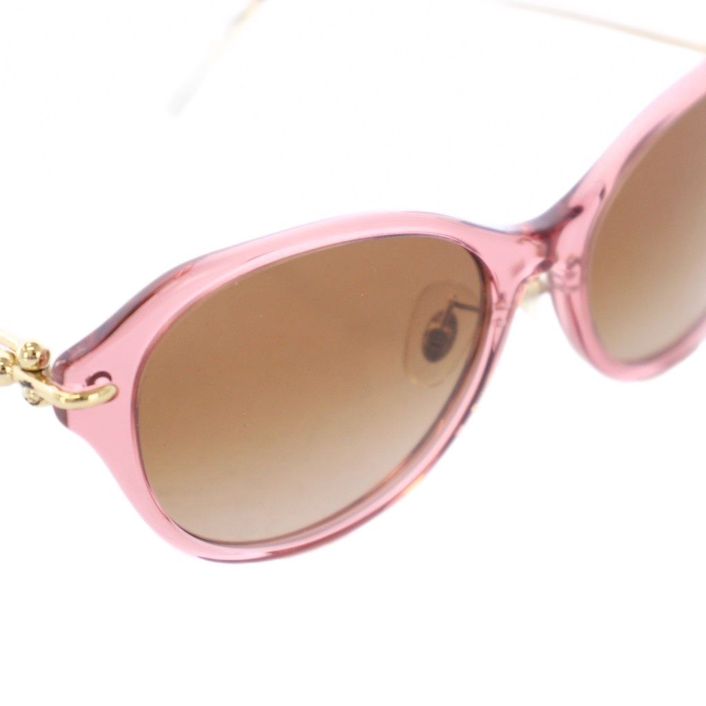 ティファニー TIFFANY & CO. サングラス べっ甲柄 54□17 140 ピンク