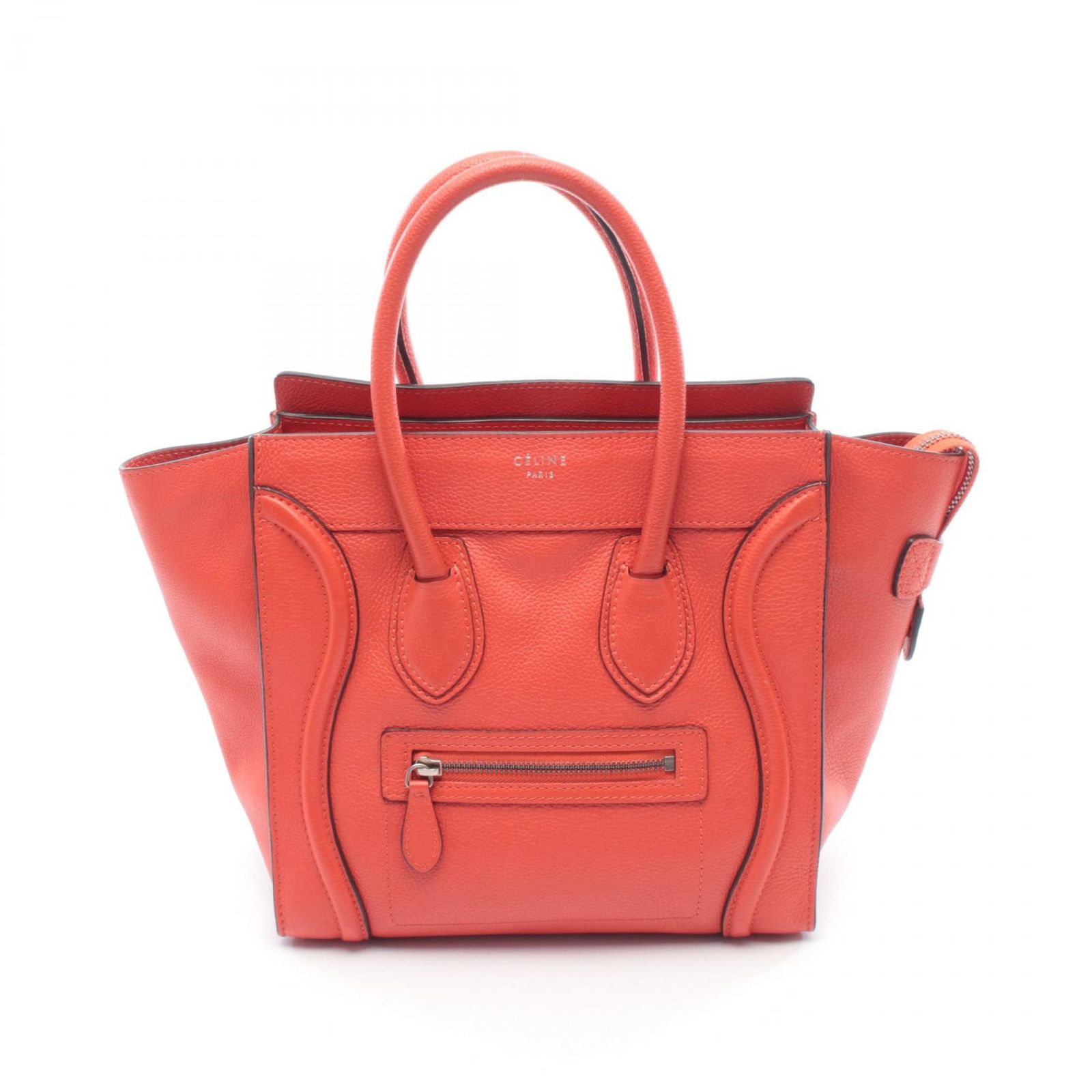 セリーヌ CELINE トートバッグ ラゲージ マイクロショッパー レッド