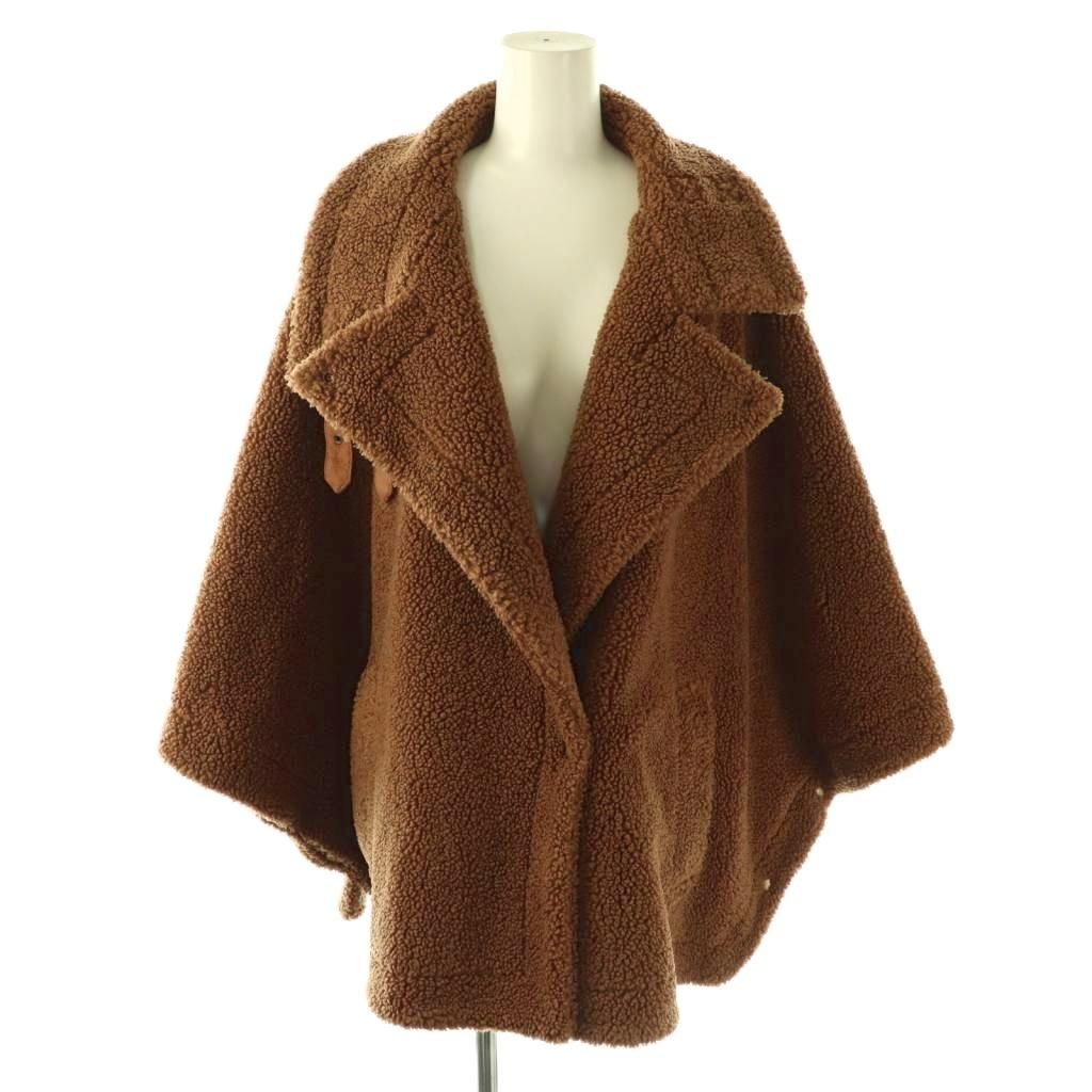 フレームワーク Framework 23AW ボアポンチョコート アウター 茶