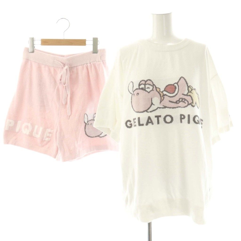 ジェラートピケ gelato pique ×スーパーマリオ ヨッシー ジャガード