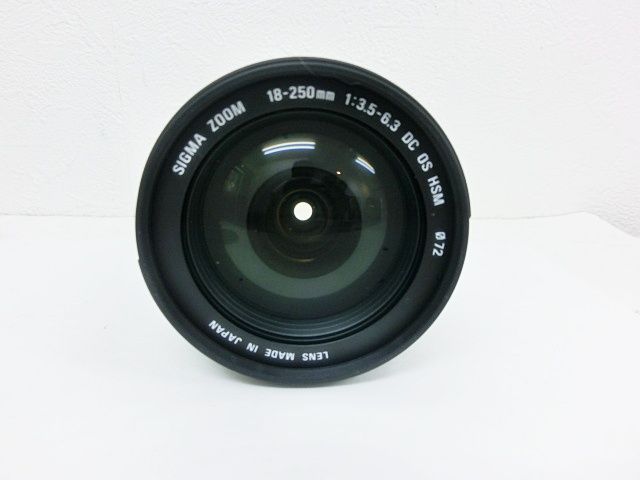 美品 SIGMA 18-250mm F3.5-6.3 DC OS HSM シグマ 一眼レフ用 ズーム