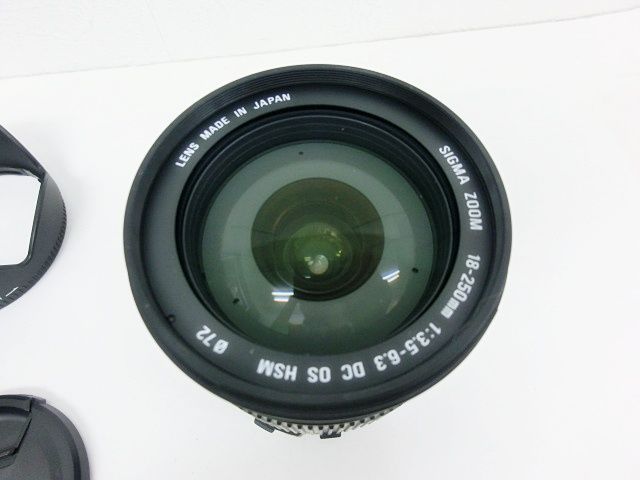 美品 SIGMA 18-250mm F3.5-6.3 DC OS HSM シグマ 一眼レフ用 ズーム