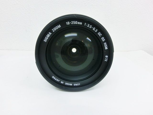 美品 SIGMA 18-250mm F3.5-6.3 DC OS HSM シグマ 一眼レフ用 ズーム