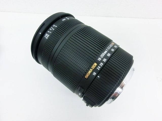 美品 SIGMA 18-250mm F3.5-6.3 DC OS HSM シグマ 一眼レフ用 ズーム