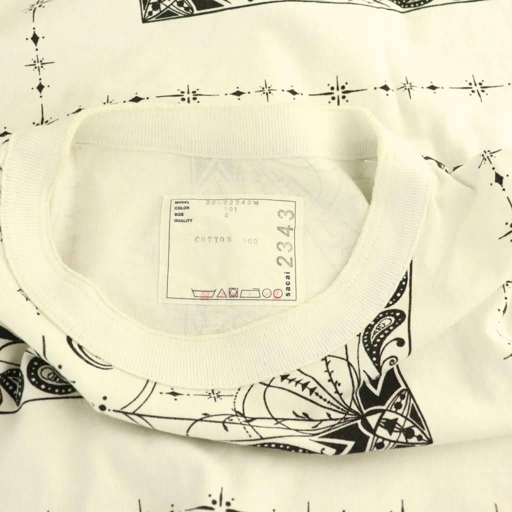 サカイ sacai ×ドクター ウー Dr.Woo Bandana Print T-Shirt Tシャツ