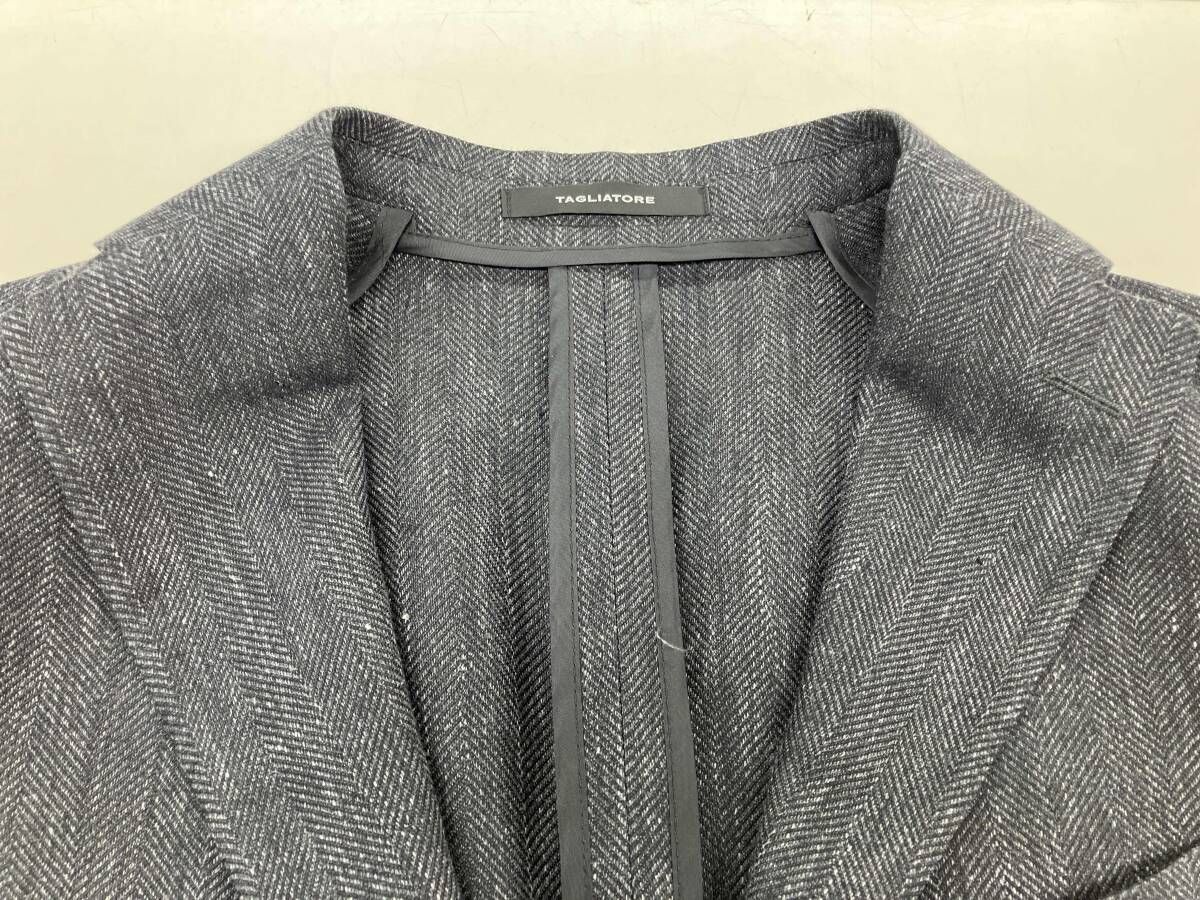 TAGLIATORE タリアトーレ テーラードジャケット ハンガー付き リネン