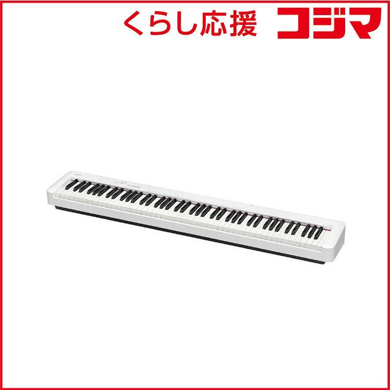 新品 未開封 】 カシオ 電子ピアノ ホワイト [88鍵盤] CDP-S110WE 未 