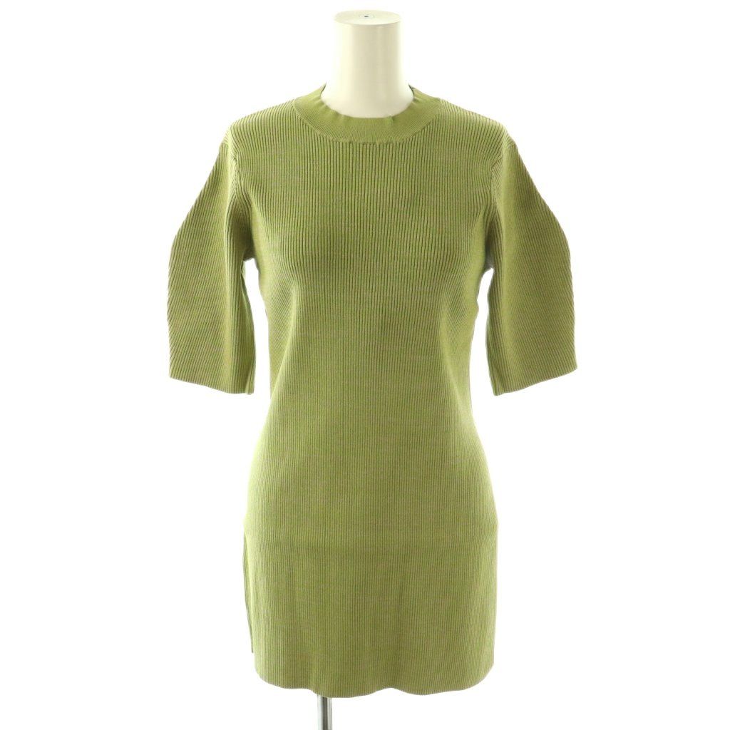 スタニングルアー STUNNING LURE ニットチュニック 五分袖 S カーキ