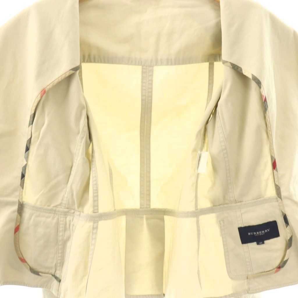 バーバリー ロンドン BURBERRY LONDON テーラードジャケット リネン混