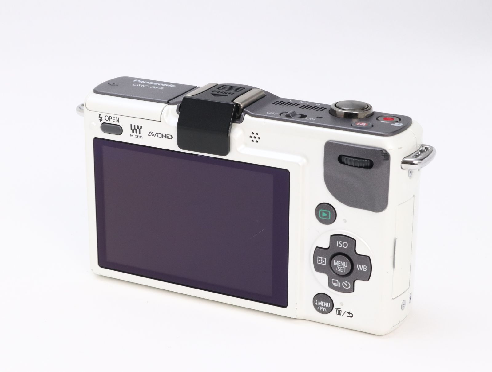 AB+ (良品) Panasonic パナソニック LUMIX DMC-GF2 ボディ ホワイト