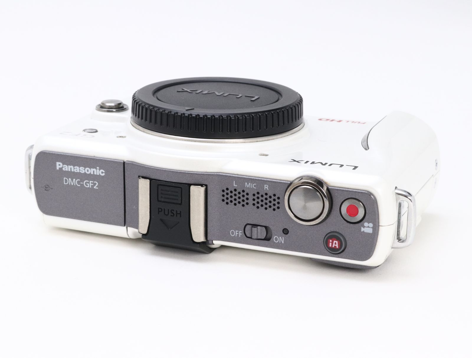AB+ (良品) Panasonic パナソニック LUMIX DMC-GF2 ボディ ホワイト