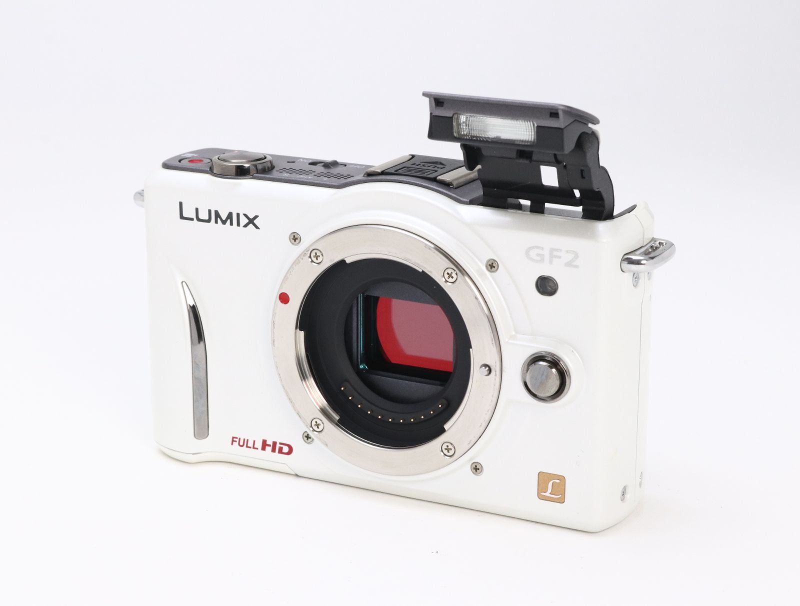 AB+ (良品) Panasonic パナソニック LUMIX DMC-GF2 ボディ ホワイト