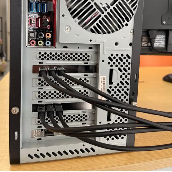 大画面24㌅6画面 トレーディングPCフルセット デイトレ 株式 FX T624 大画面24㌅6画面 トレーディングPCフルセット デイトレ 株式 FX T622