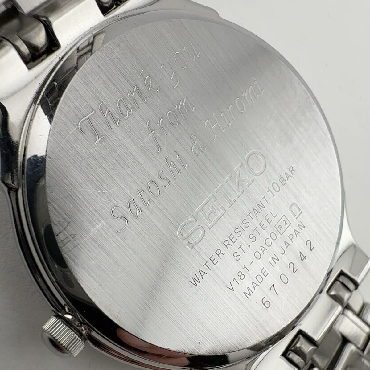 ジャンク 訳あり稼働】SEIKO V181-0AC0 セイコー DOLCE ドルチェ 