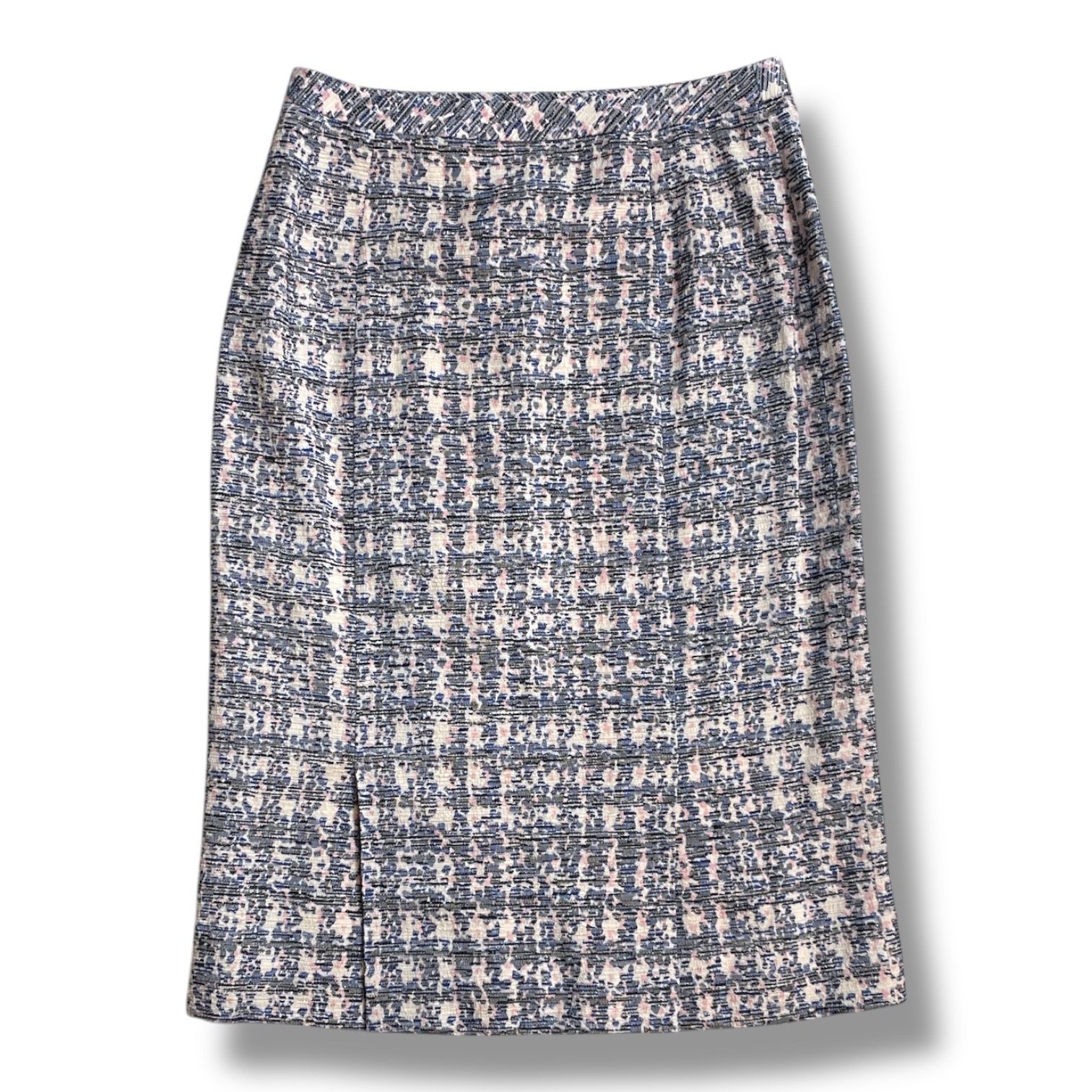 Leilian レリアン ツイードセットアップ ノーカラージャケット タイト