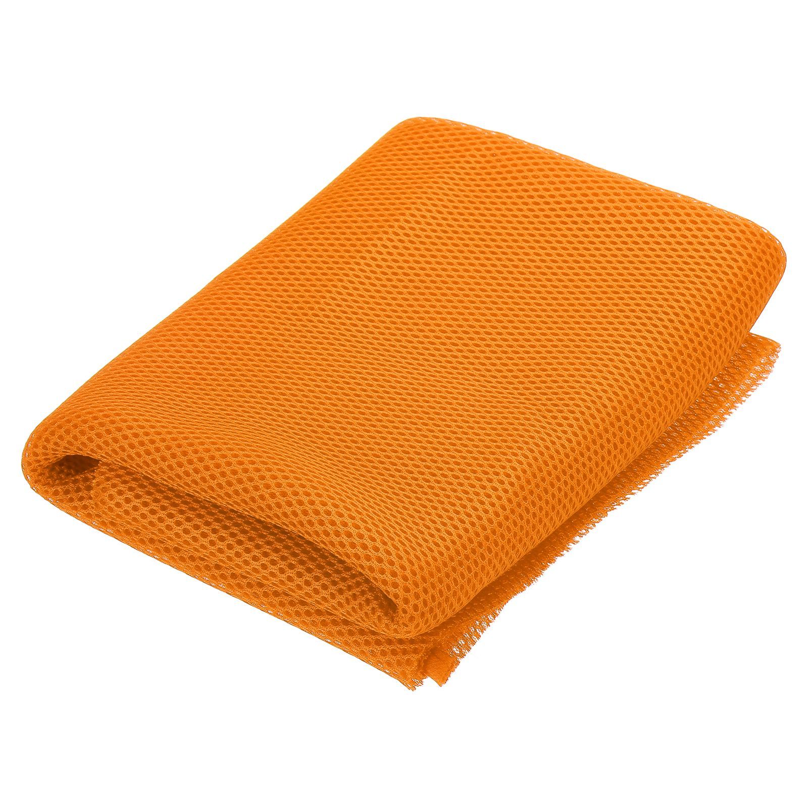 uxcell オレンジ色 スピーカーメッシュグリルクロス (籐編みではない