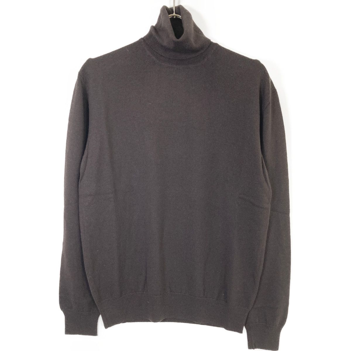 GUCCI グッチ ﾌﾞﾗｳﾝ ｶｼﾐﾔｼﾙｸ ﾀｰﾄﾙﾈｯｸﾆｯﾄ M - メルカリ