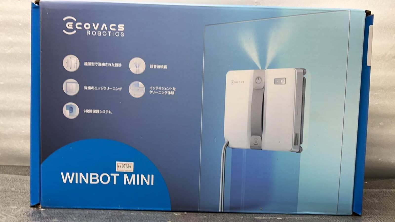 ECOVACS WINBOT MINI 窓掃除ロボット 掃除機 **4420734 - メルカリ