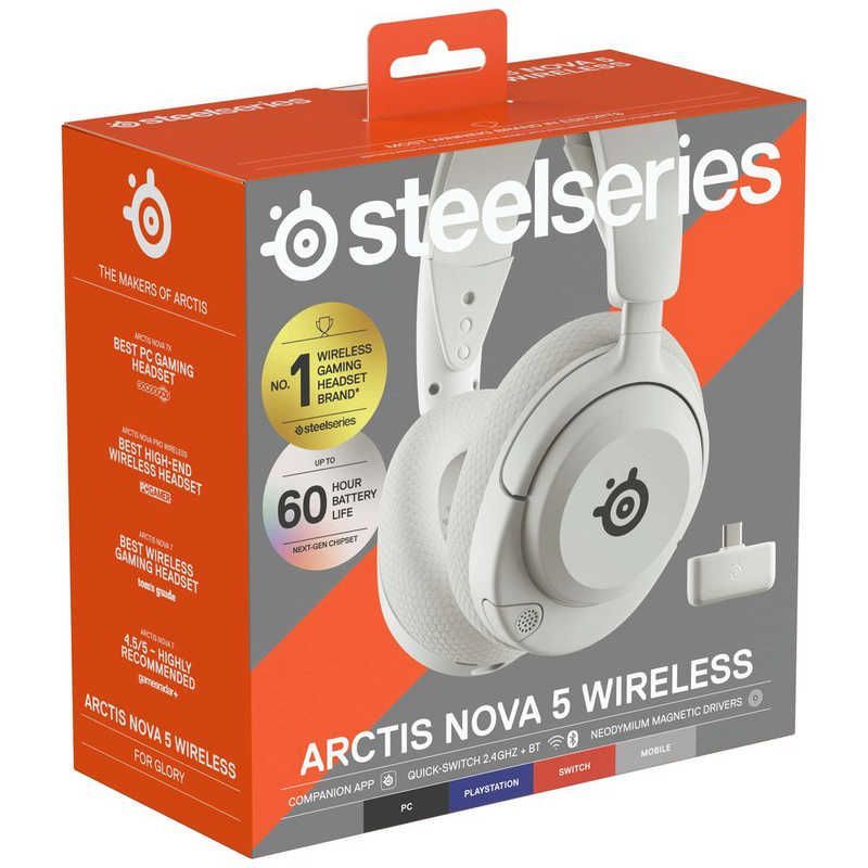 新品 未開封 】 STEELSERIES Arctis Nova 5 white ［ワイヤレス