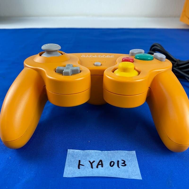 Nintendo ゲームキューブ オレンジ ゲームボーイプレイヤー付　ジャンク品 ◇トYA013【すぐ遊べるセット】ニンテンドー ゲームキューブ