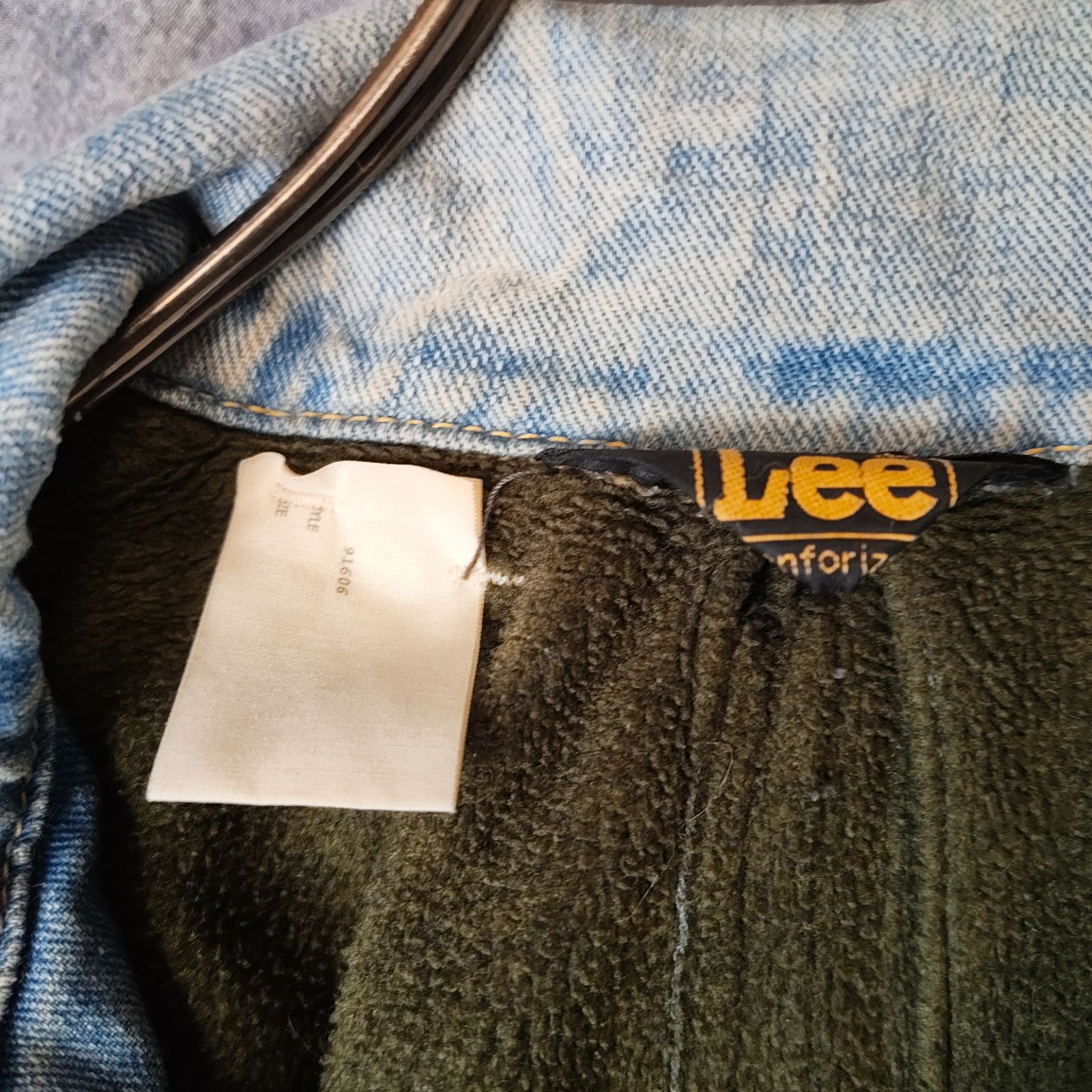 希少 N.HOOLYWOOD × Lee 別注 デニム サファリジャケット 裏ボア M-65 