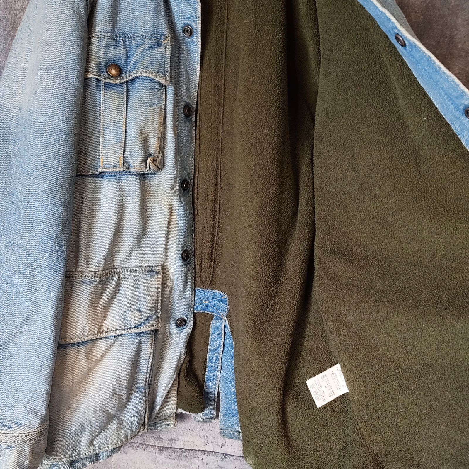 希少 N.HOOLYWOOD × Lee 別注 デニム サファリジャケット 裏ボア M-65 