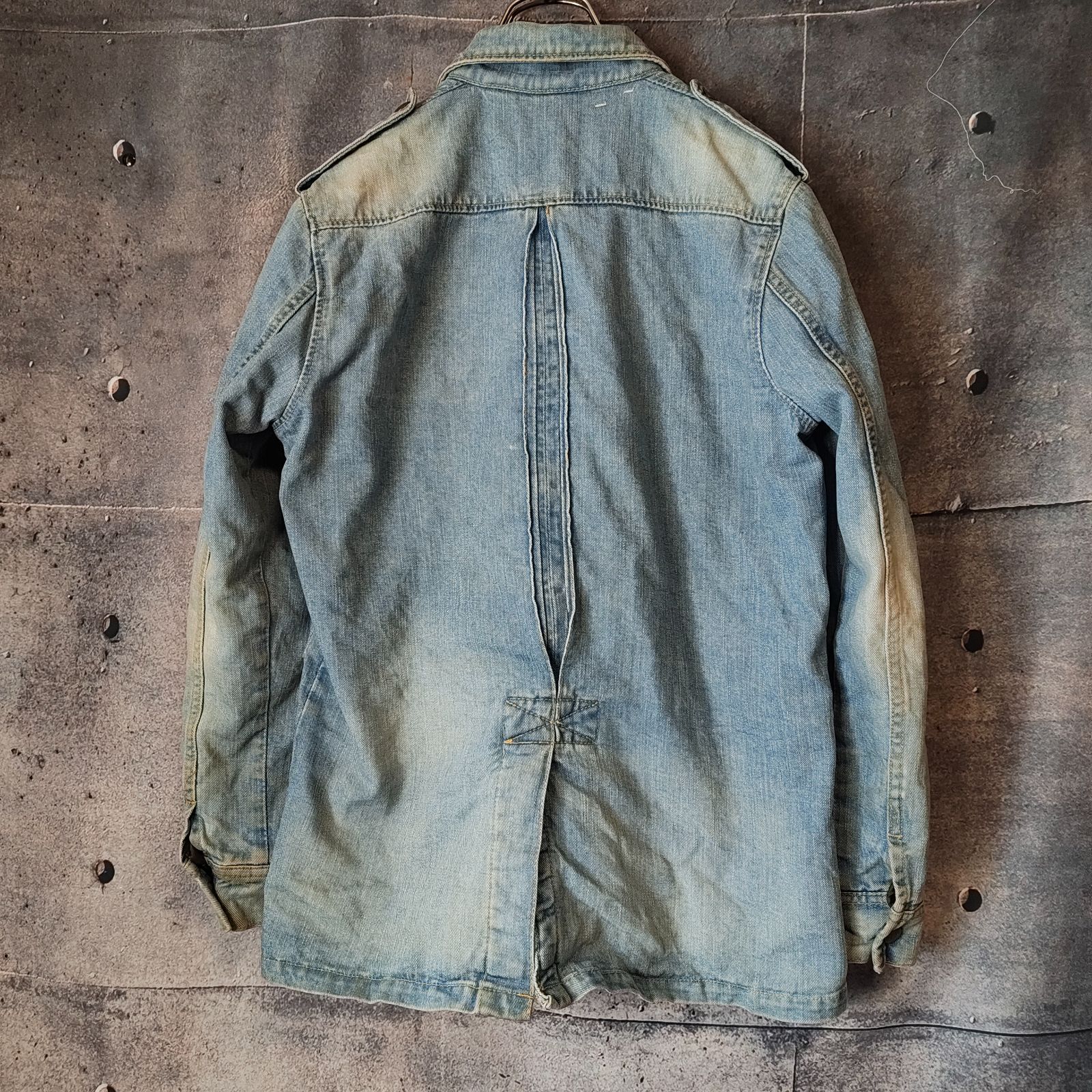 希少 N.HOOLYWOOD × Lee 別注 デニム サファリジャケット 裏ボア M-65 