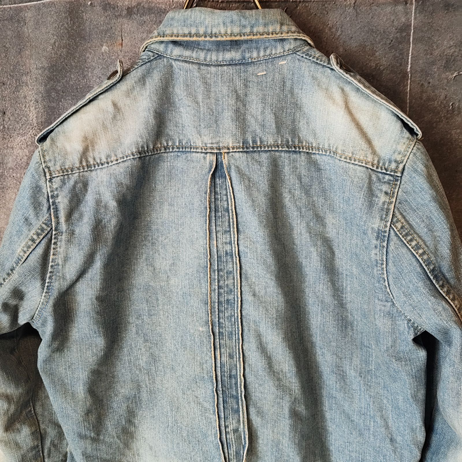 希少 N.HOOLYWOOD × Lee 別注 デニム サファリジャケット 裏ボア M-65 