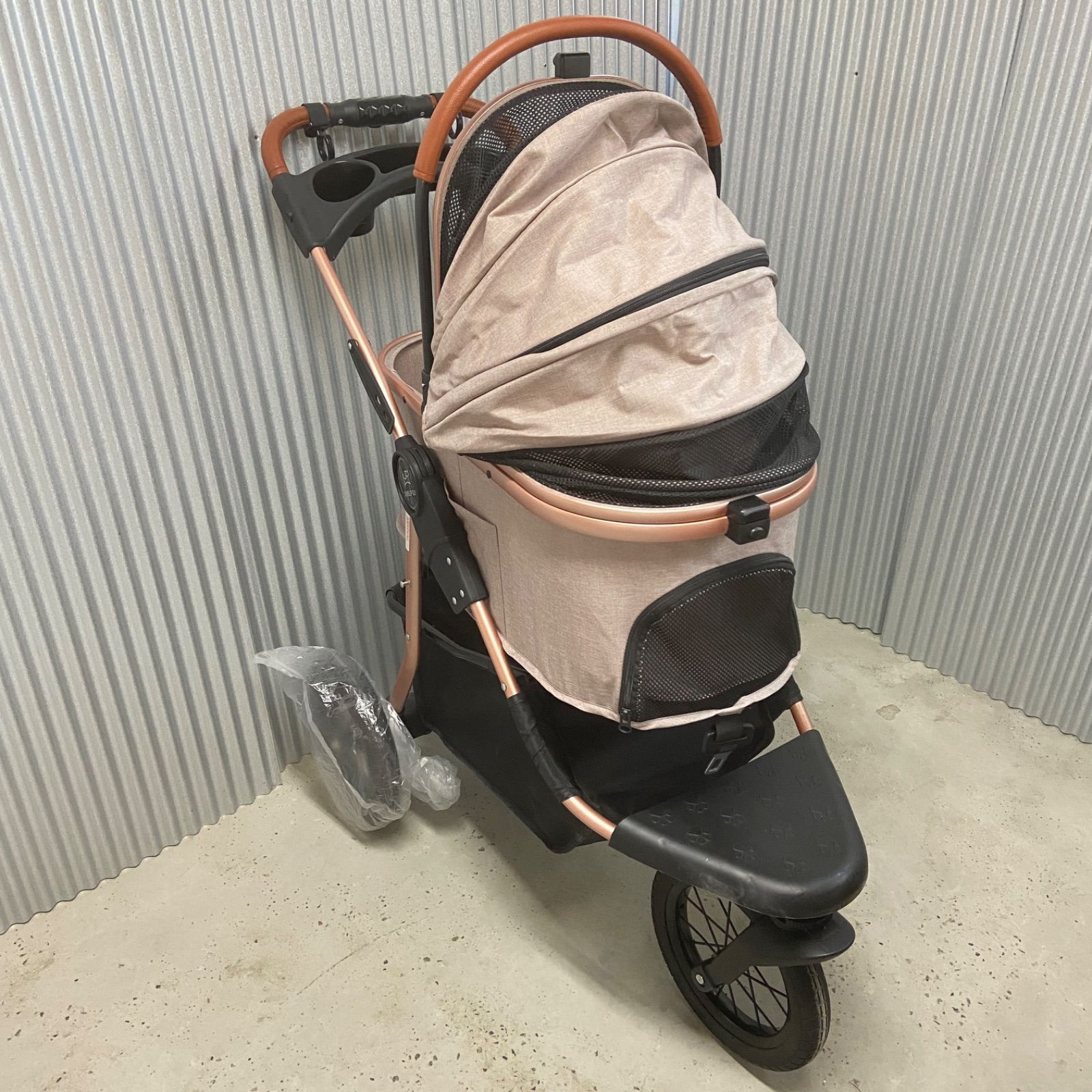 引取限定】SKISOPGO ペットバギー 3輪タイプ ペットカート 分離型 犬用