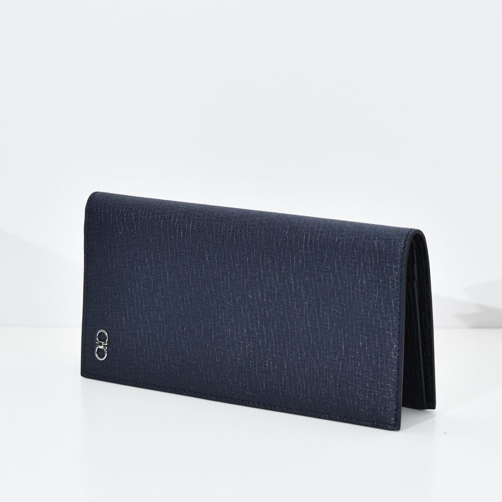 Salvatore Ferragamo 長財布 660991 バイカラー フラップ 小銭入りなし