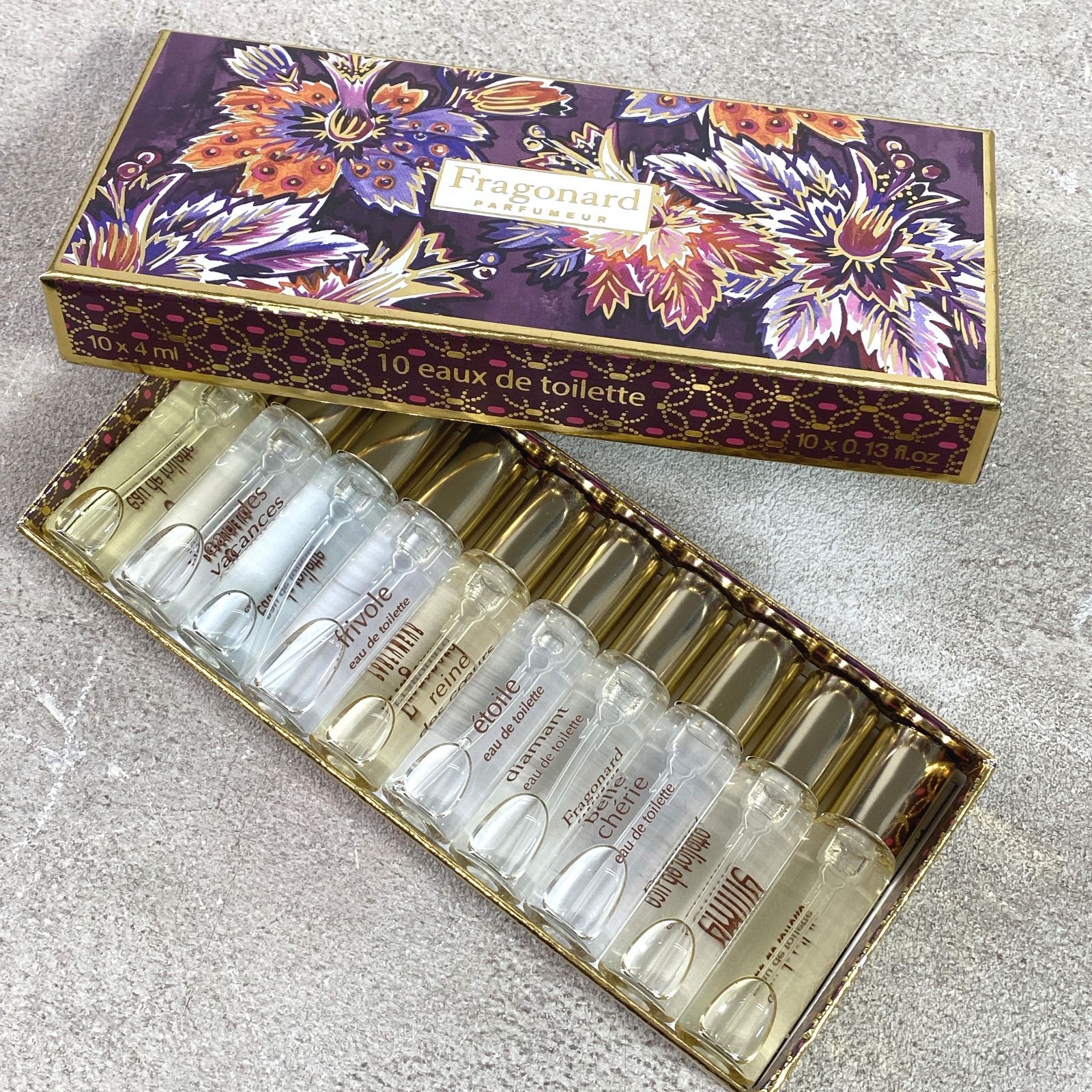 FRAGONARD フラゴナール ミニチュア 香水 4ml 10本セット PARFUMEUR 箱