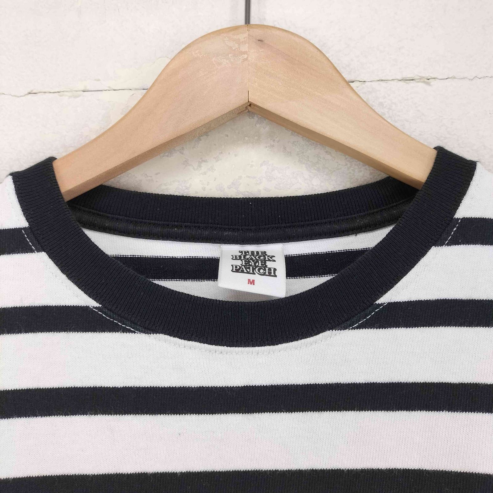 ザブラックアイパッチ THE BLACK EYE PATCH HWC LABEL STRIPED L/S TEE